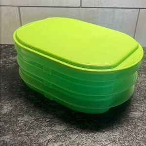 Tupperware Green Stackable Food Storage Containers